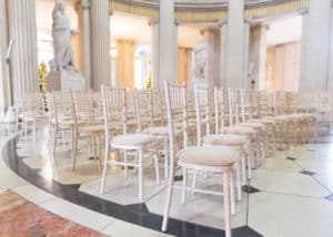 Chiavari-Chairs-Natural-Limewash-City-Hall-Dublin-Chiavari Chairs in Dublin City Hall, Dublin, County Dublin