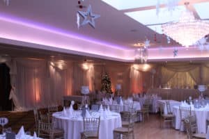 Uplighters-Amber-Ballymascanlon-Hotel-Dundalk-County Louth-Wedding Draping in Ballymascanlon Hotel, Dundalk, County Louth